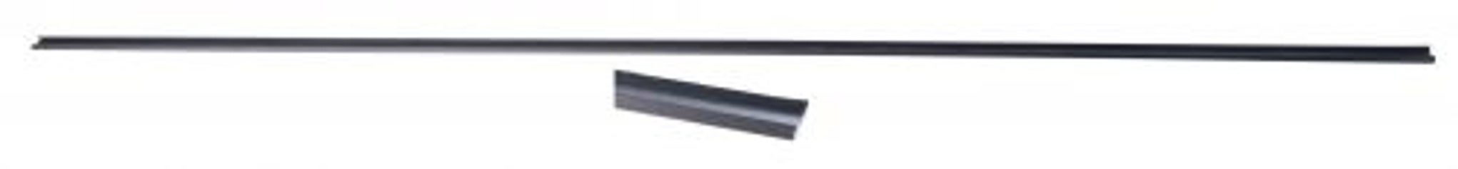 Plåtlist för gummilist dörr