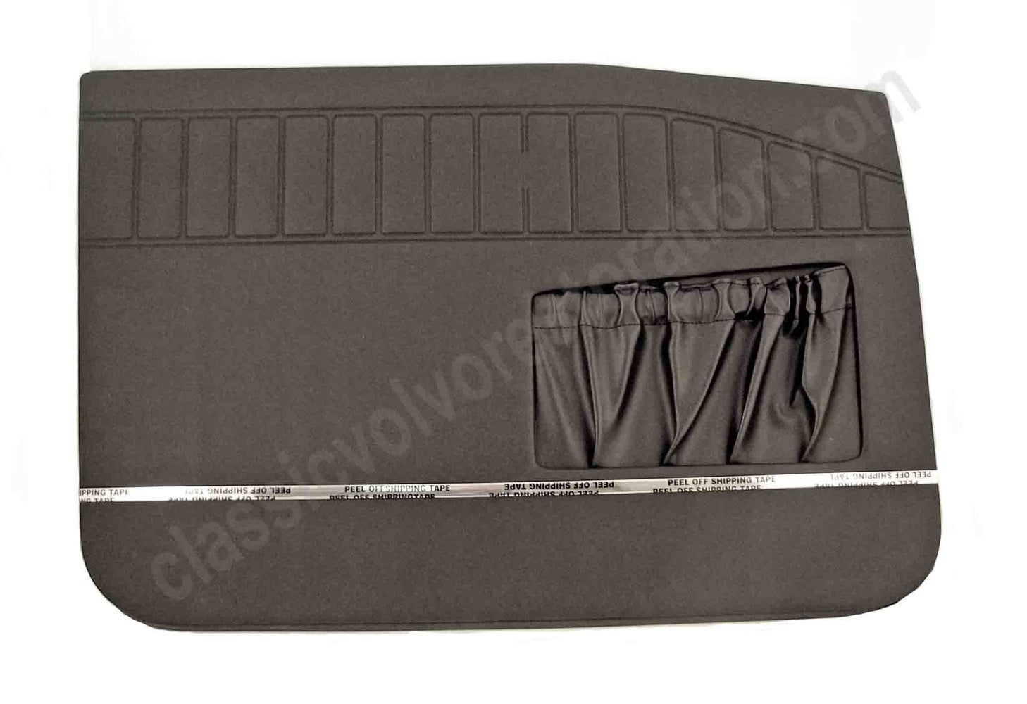 Dörrpanel svart fram