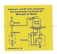 Dekal laddningsrelä 12V