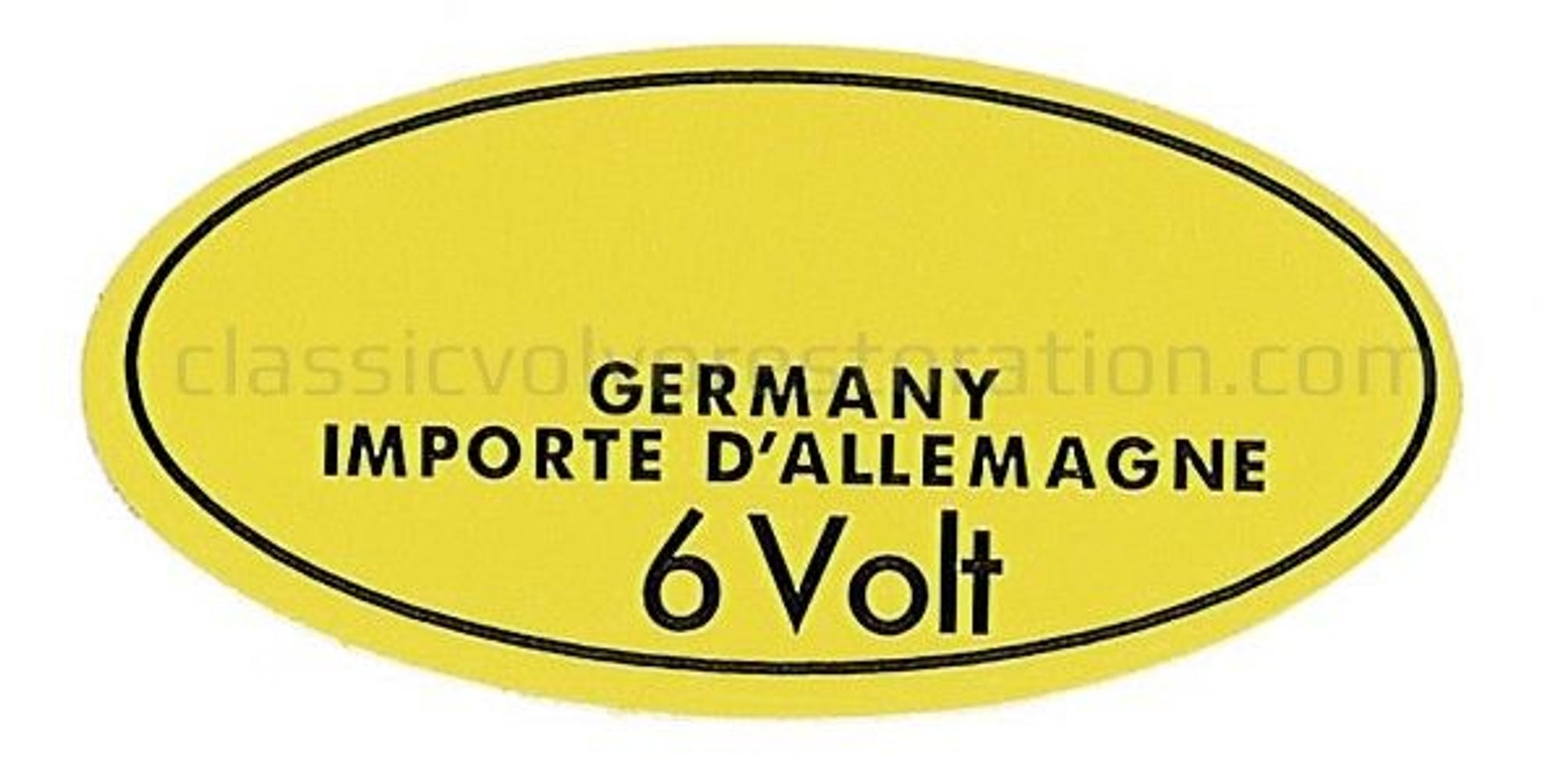 Dekal Tändspole gul Bosch 6v B16