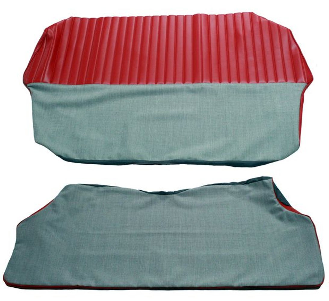 Klädsel baksäte röd/grå Alt.1