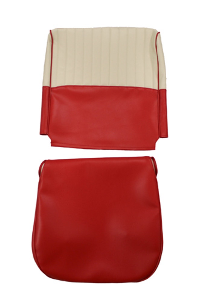 Klädsel Framsäte US röd/beige