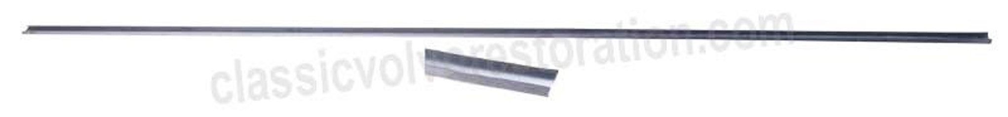 Baguette métal pour joint porte