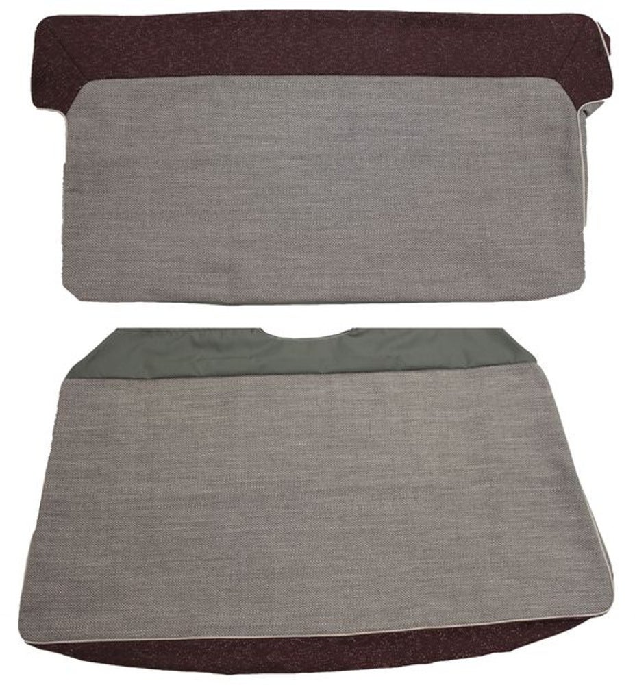 Klädsel Baksäte röd/grå