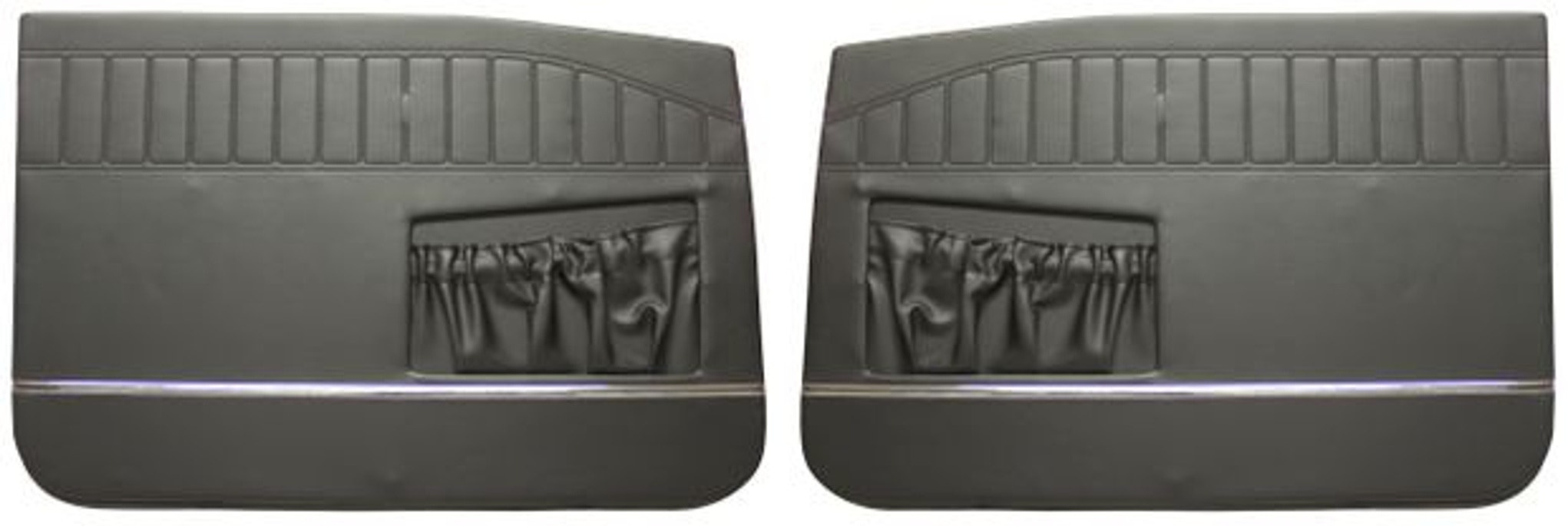 Dörrpanel svart fram