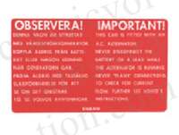 Dekal växelströmsgenerator 123GT