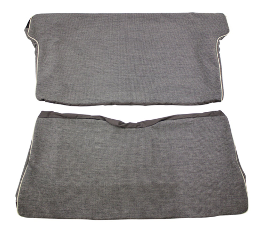 Klädsel Baksäte Volvo PV 444 1957 grå/svart