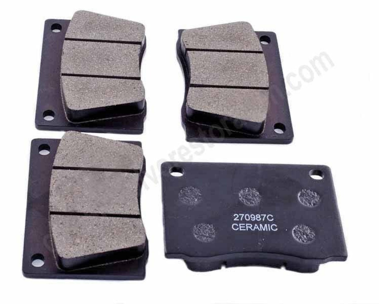 Bromsbelägg 1-Krets KERAMISKA fram