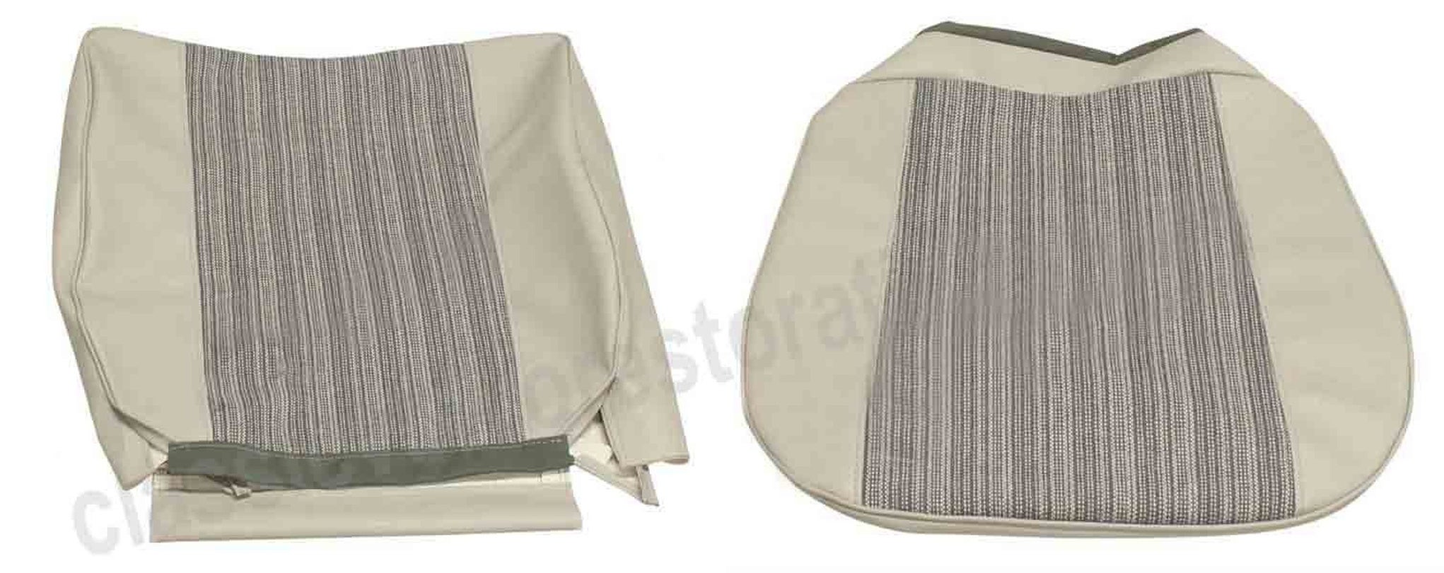 Klädsel framsäte grå