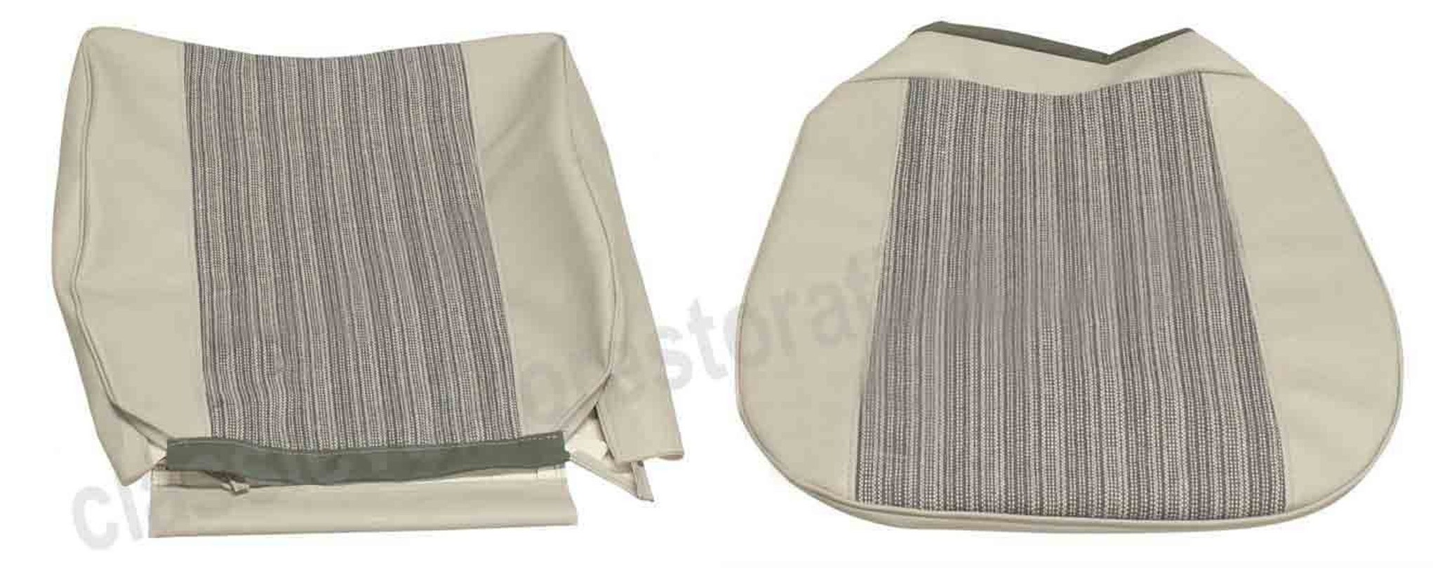 Klädsel framsäte grå