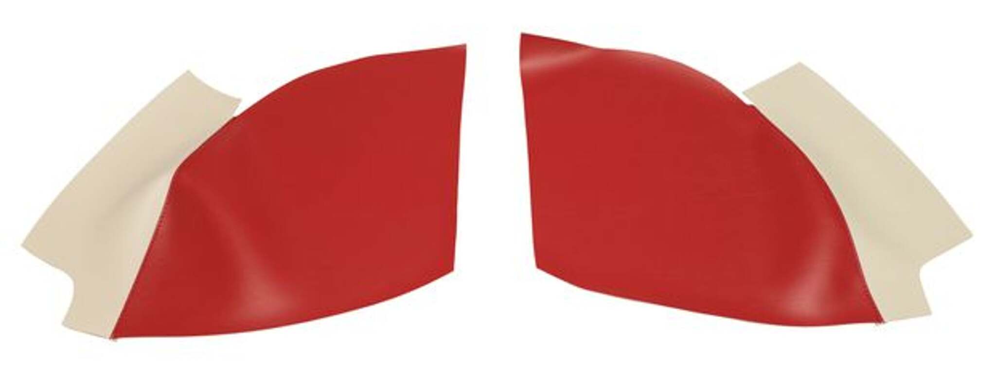 Klädsel hjulhus US röd/beige