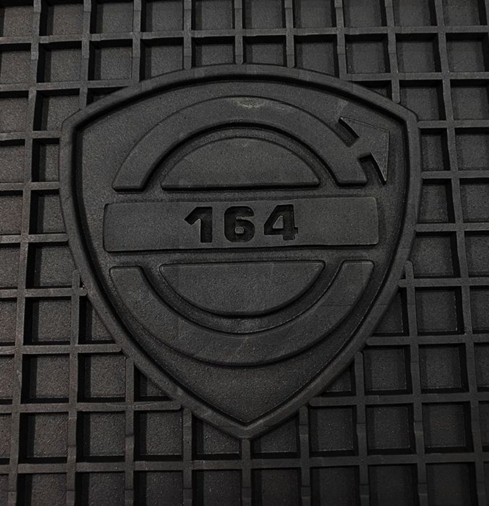 Mattesett tilbehør svart gummi