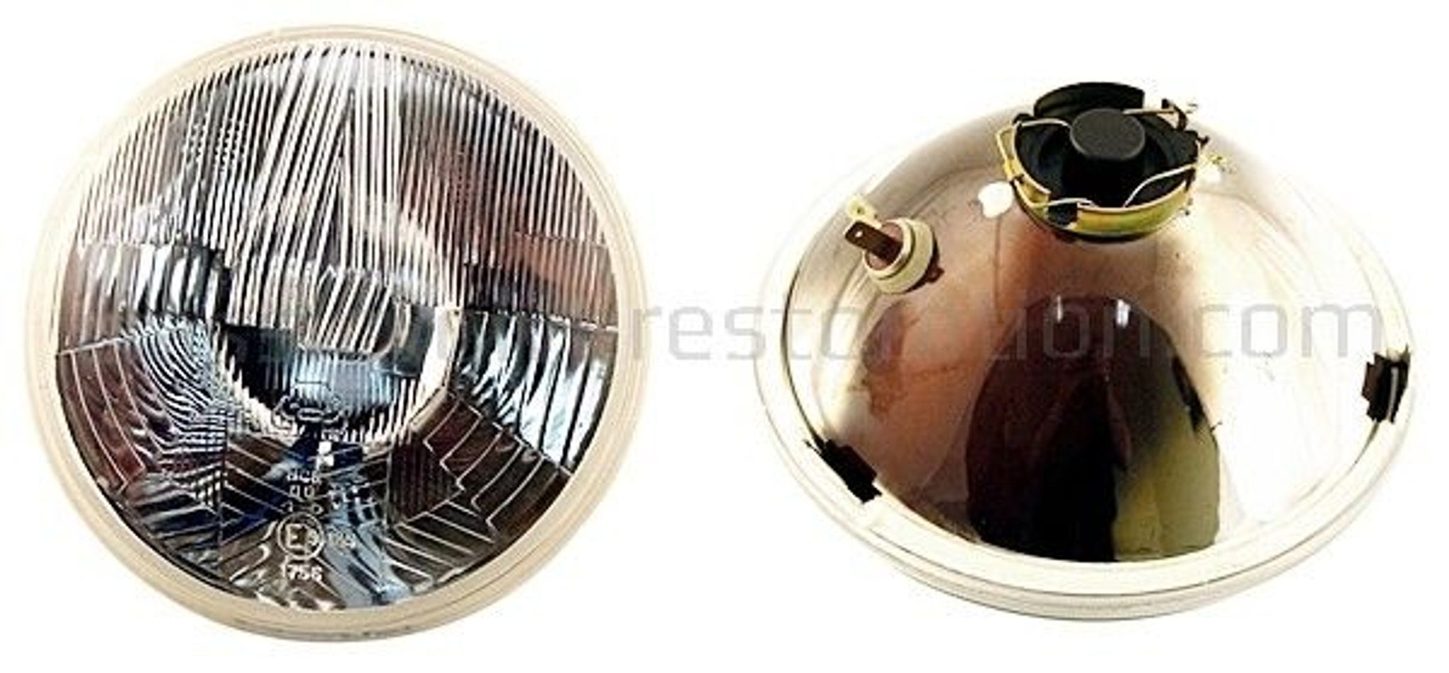 Strålkastarinsats m/parklys H4 7"