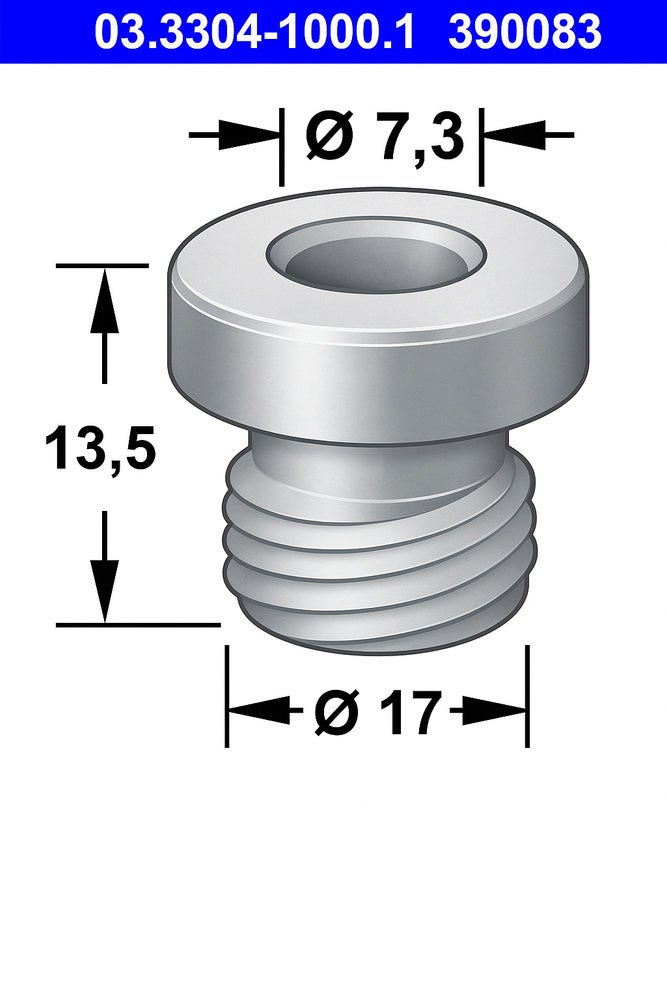 Genomföring huvudcylinder 2-krets