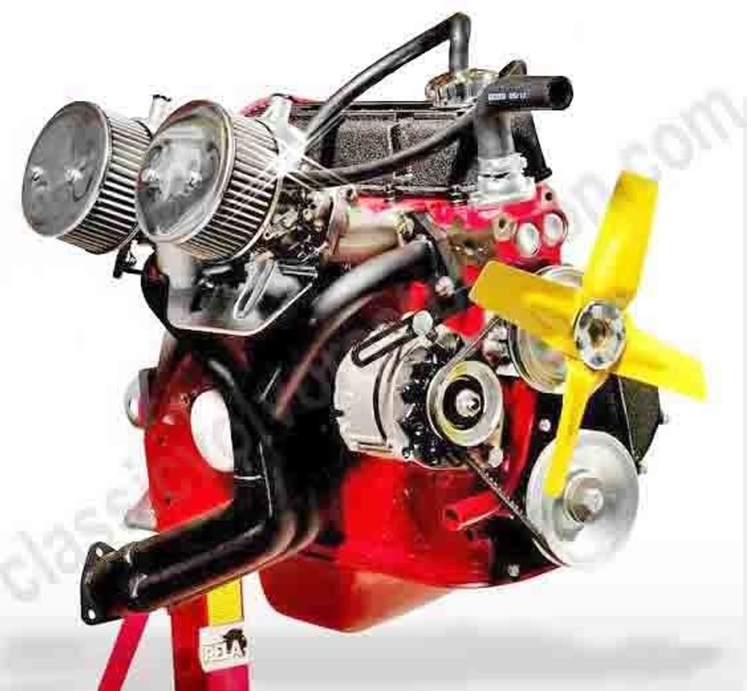 Luftfilter B18 SU 2-bult High-Performance Rostfri Hög