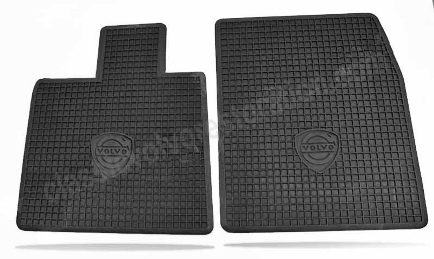 Mattsats svart gummi