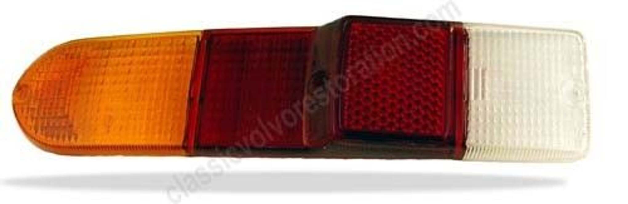 Bakljusglas gult/rött V/H