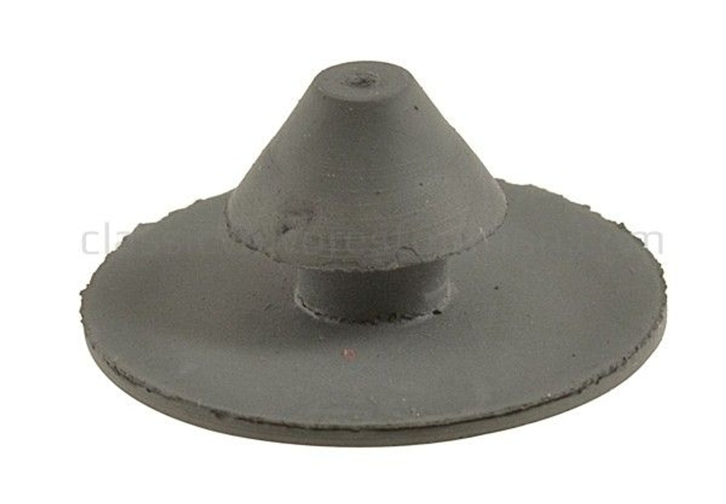 Gummiknapp torpedfilt grå