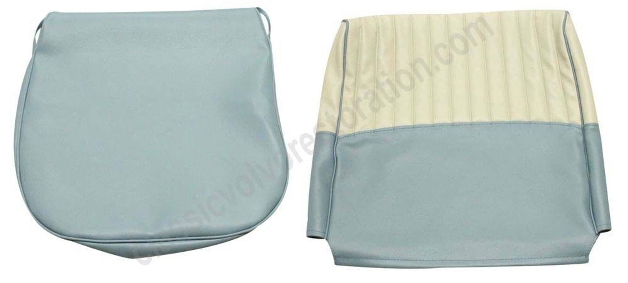 Housse siège avant US bleu/beige