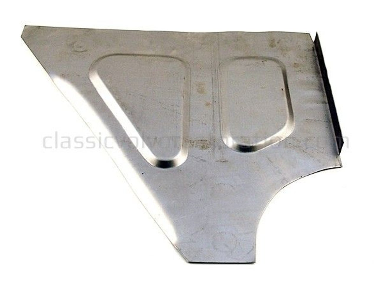 Plåt under baksäte Vänster