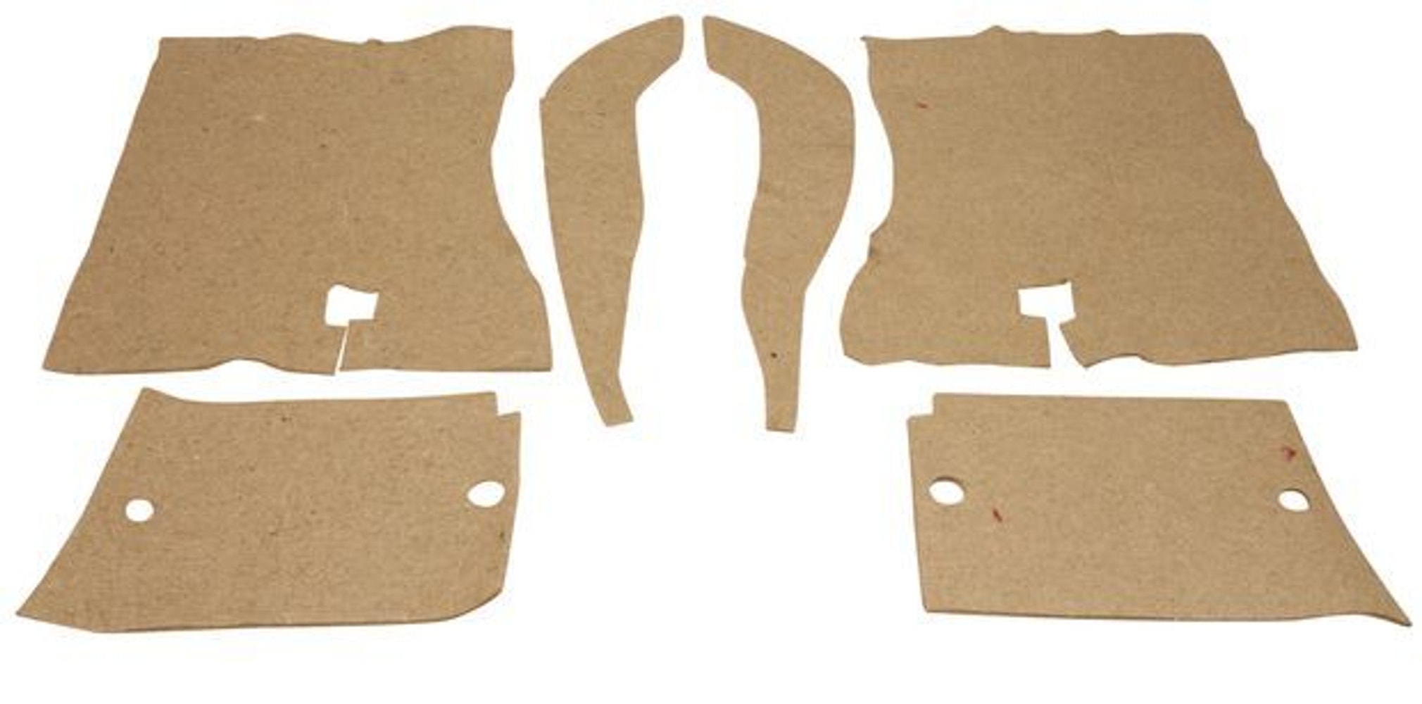 Monteringssats gummimatta fram