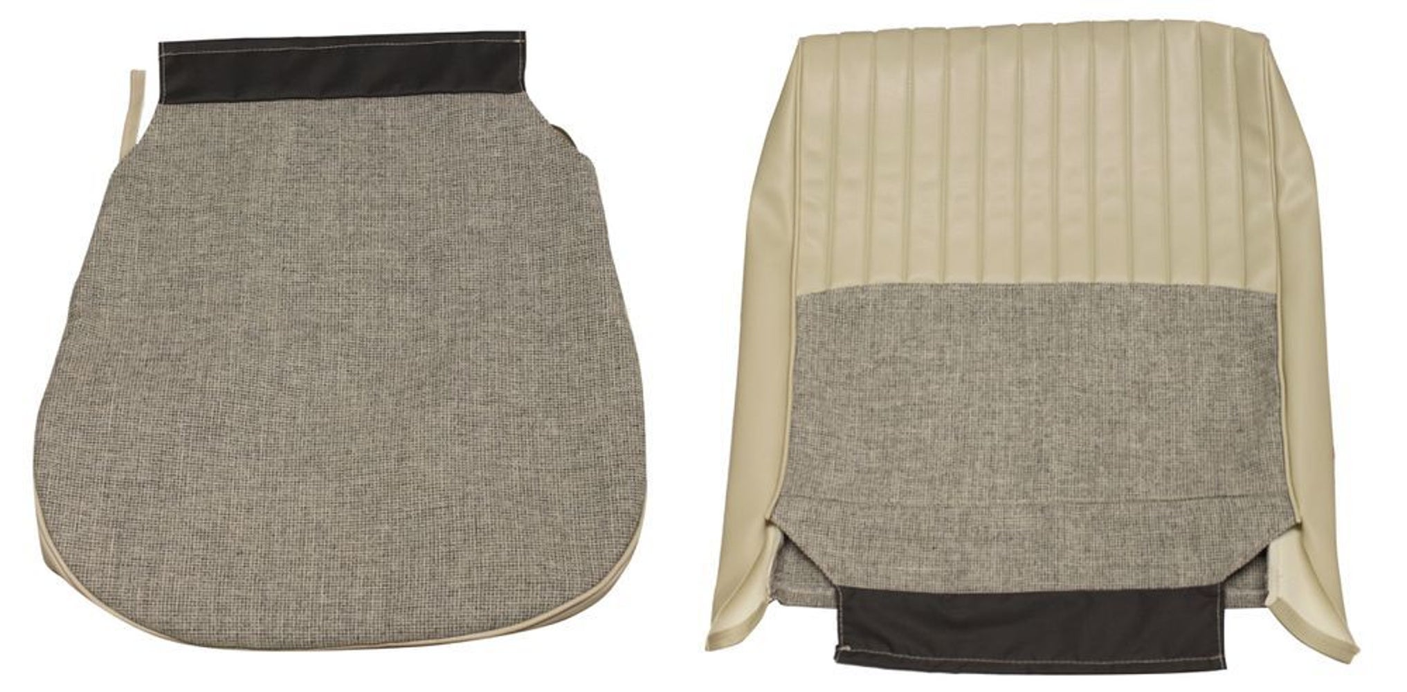 Klädsel framsäte m/fällbeslag