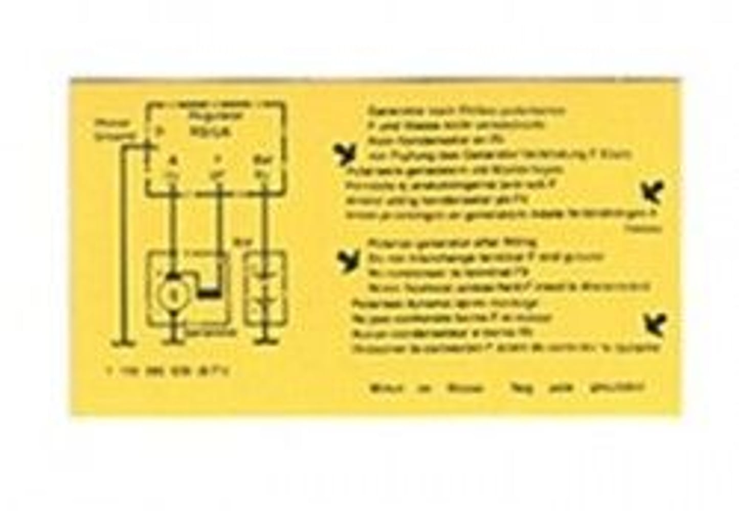 Dekal laddningsrelä 6V
