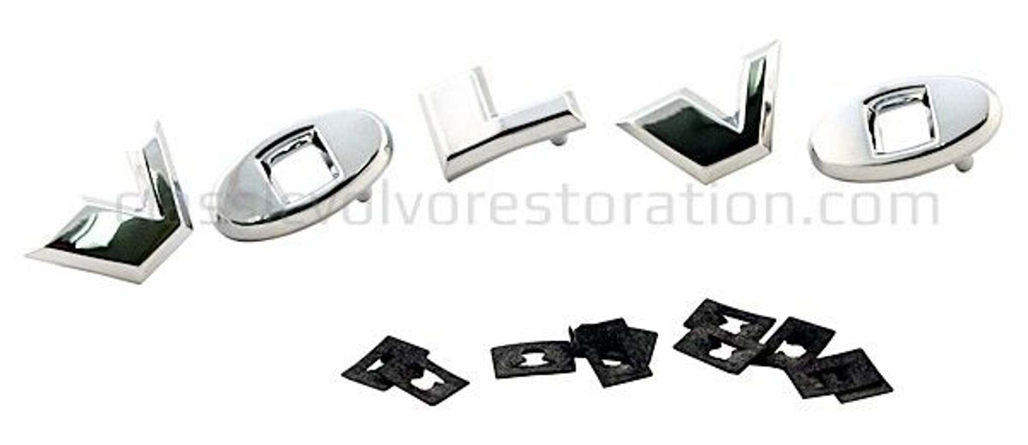 Bokstavsats Volvo PV/Duett 210, 445 silver