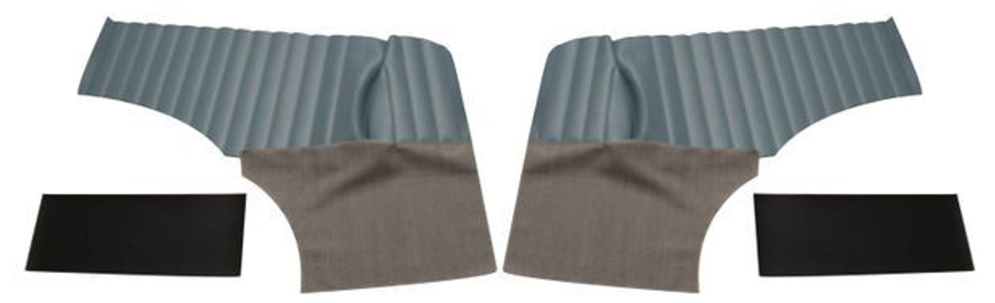 Paneler Bakre sida blå/grå