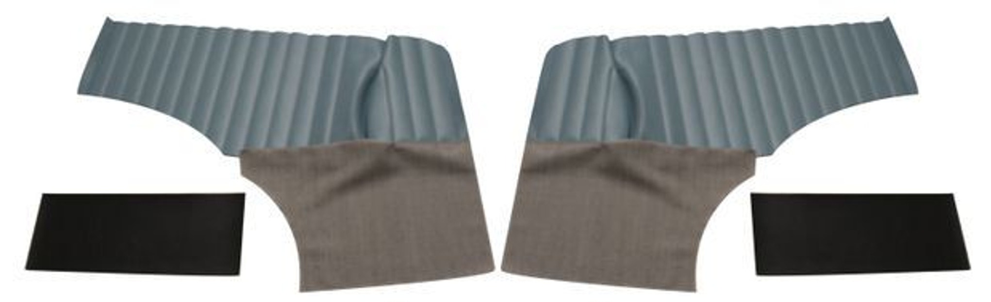 Paneler Bakre sida blå/grå