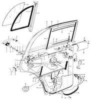 Poignée de porte extérieure gauche
