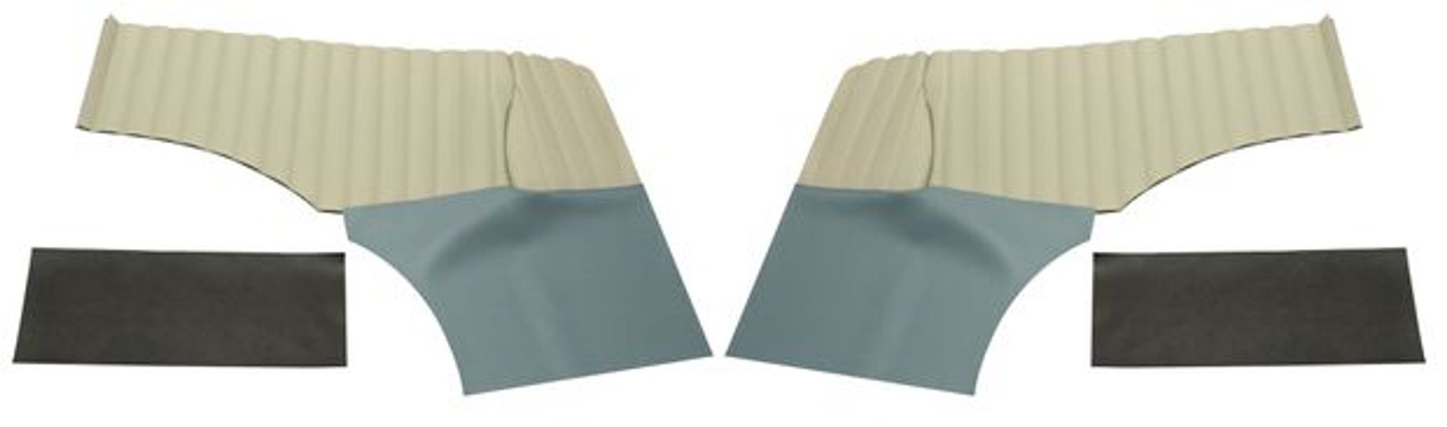 Paneler Bakre sida US blå/beige