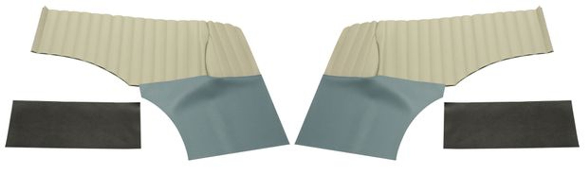 Paneler Bakre sida US blå/beige