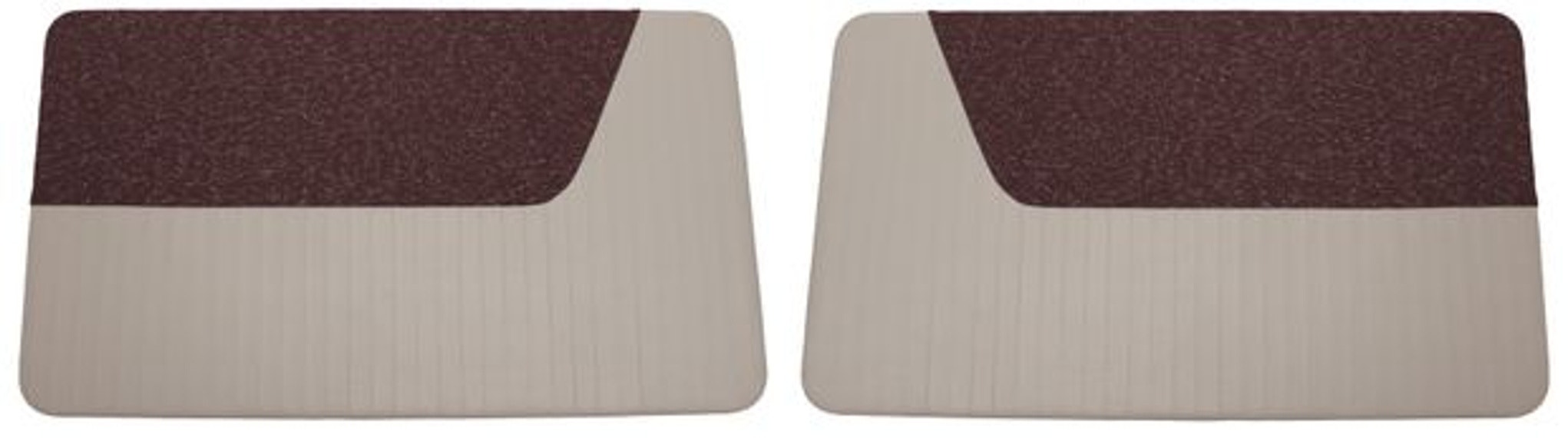 Dörrpaneler röd/grå heltyg