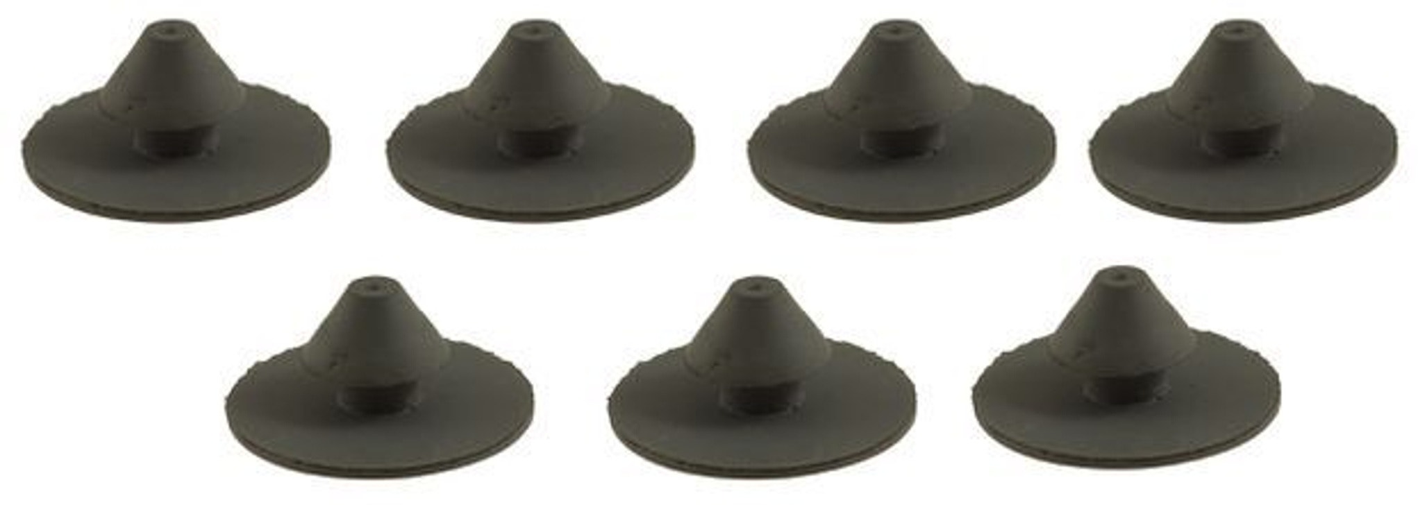 Gummiclips torpedfilt grå