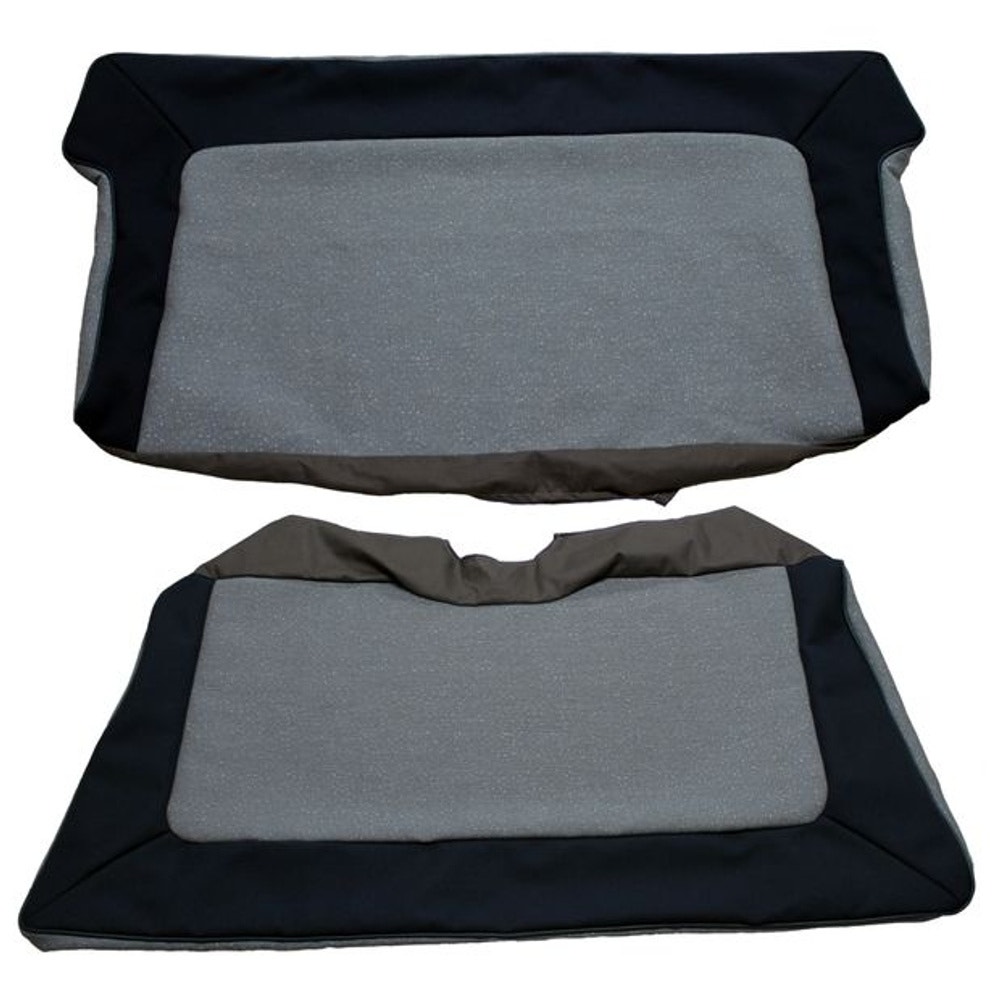 Klädsel baksäte grå/blå