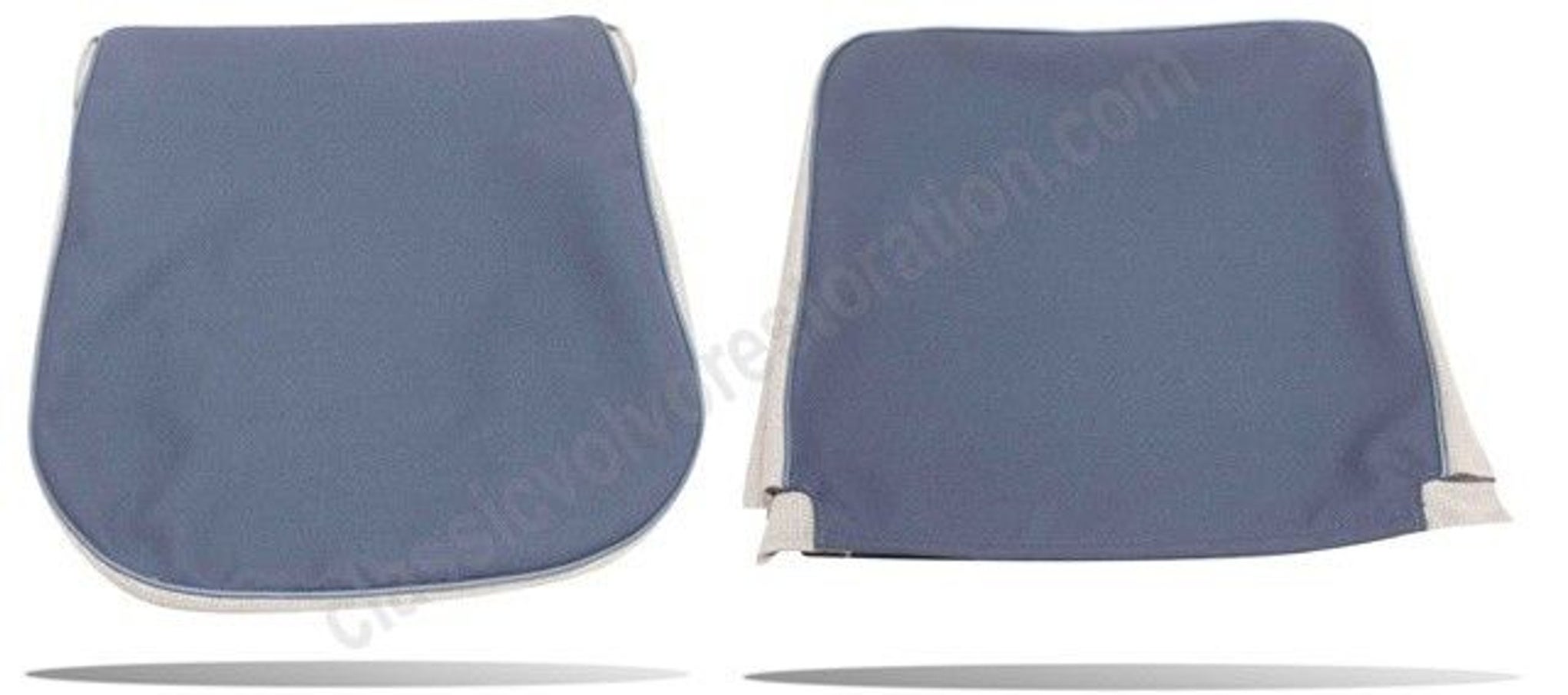 Klädsel framsäte blå/grå